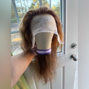 Brown Highlight HD Lace Front Wig